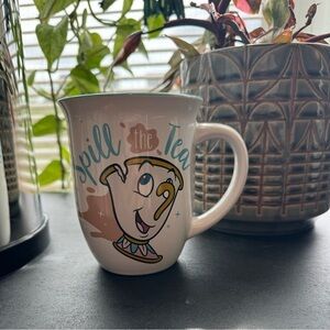 Disney BEAUTY & THE BEAST "CHIP POTTS" Silver Buffalo 16oz Tea Coffee Mug